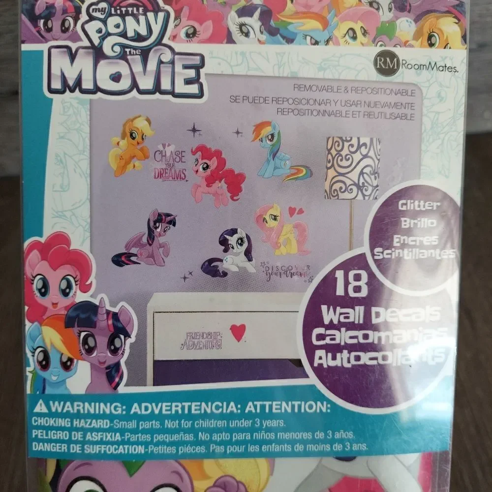 My Little Pony the Movie 18 Wall Decals
